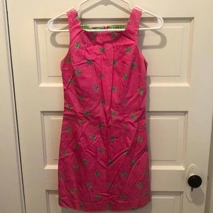 Lilly Pulitzer pink green preppy bee dress 2